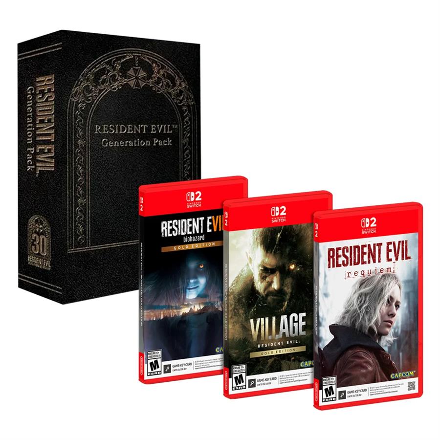 RESIDENT EVIL GENERATIONS PACK - NINTENDO SWITCH 2 FISICO