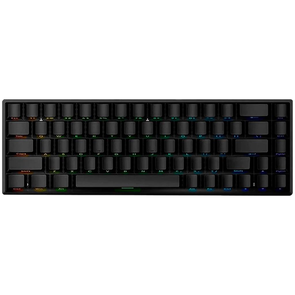 TECLADO MAGNETICO IROK MARS68 PRO BLACK SW PURPLE STAR RGB 65% INGLES USB 8KHZ 0.01MM
