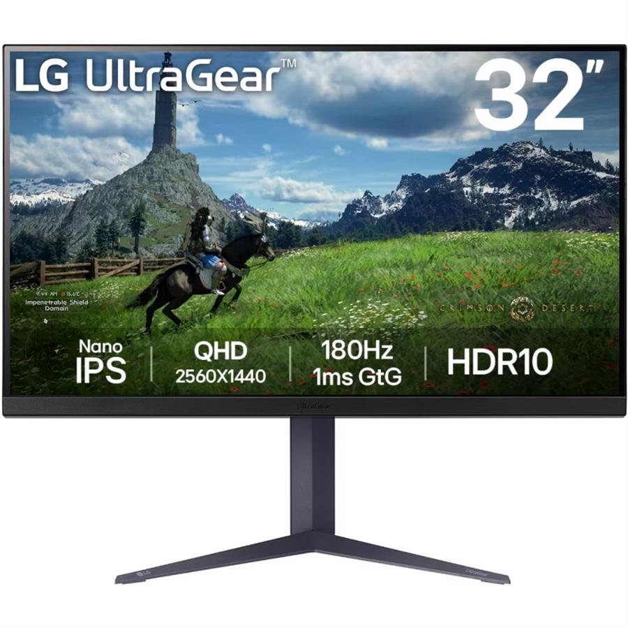 MONITOR LG GAMER 32” ULTRAGEAR 180Hz - 32GS85Q-B