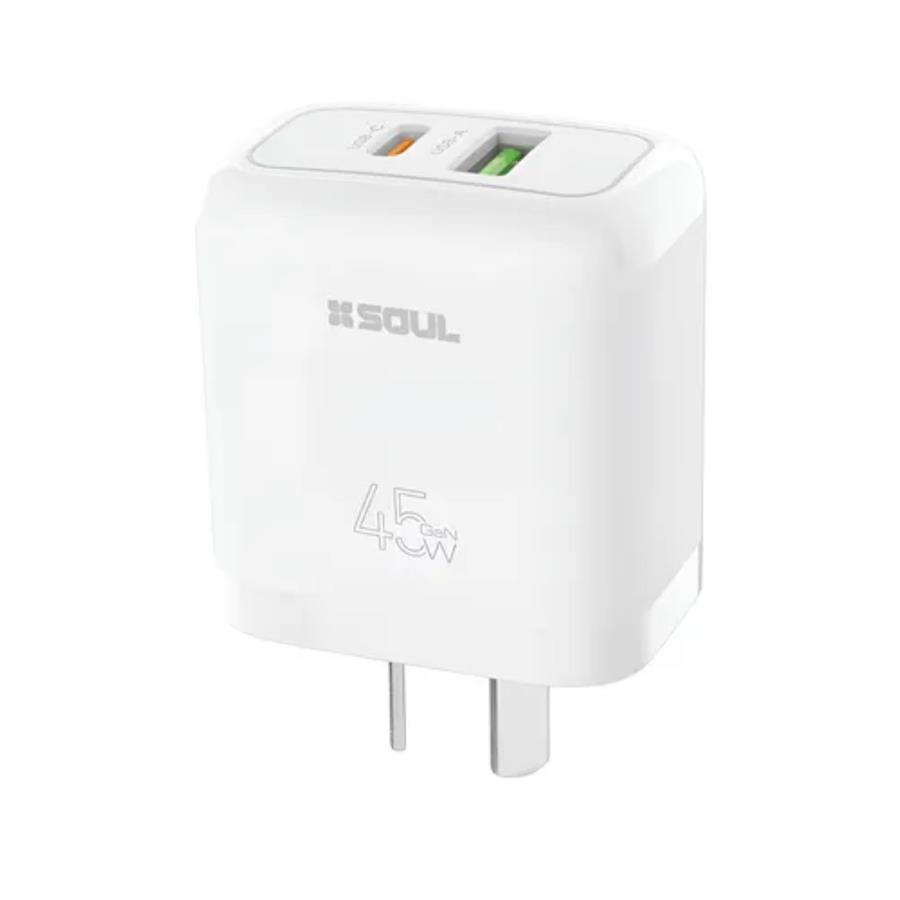 CARGADOR CABEZAL SOUL USB+C 45W