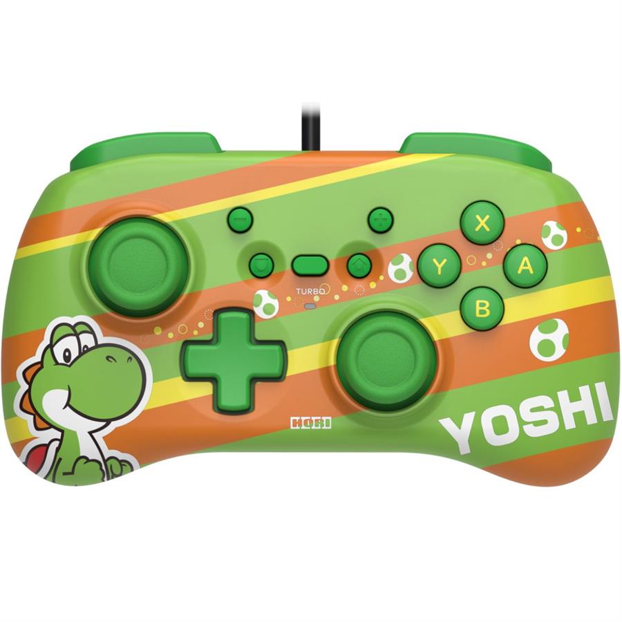 JOYSTICK HORI PARA NINTENDO SWITCH Y PC - HORIPAD MINI SUPER MARIO SERIES - YOSHI