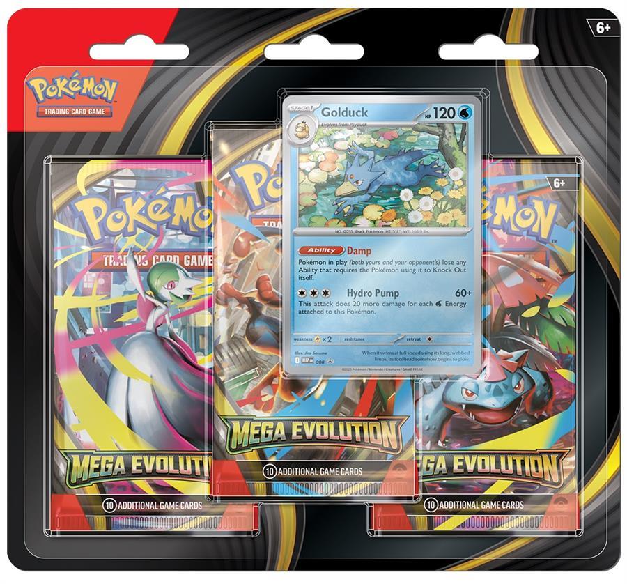 POKEMON TCG MEGA EVOLUTION TRIPLE PACK - ESP