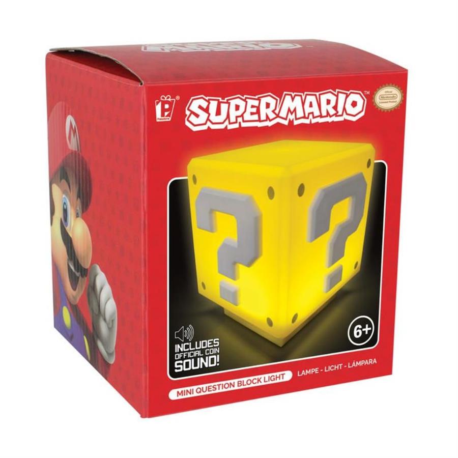 LAMPARA PALADONE SUPER MARIO MINI QUESTION BLOCK