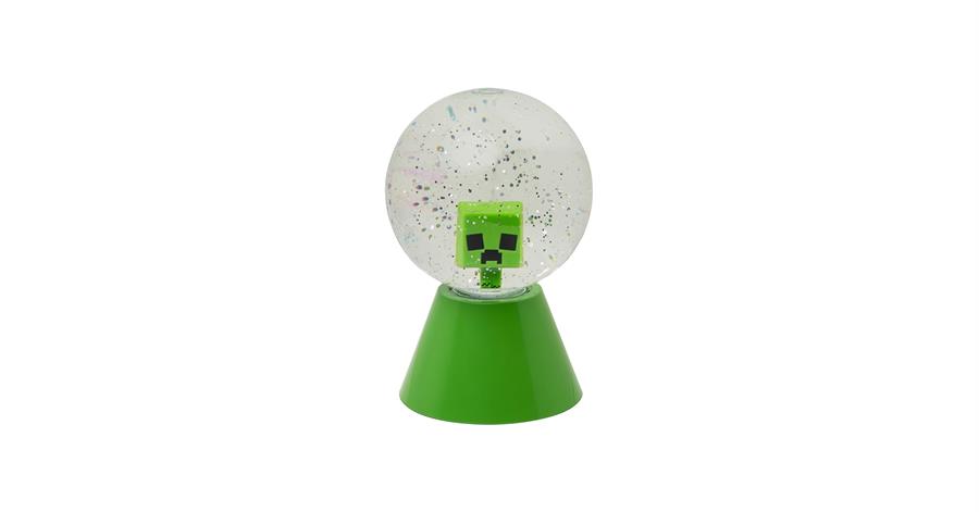 LAMPARA PALADONE LAMP MINECRAFT CREEPER GLITTER BALL