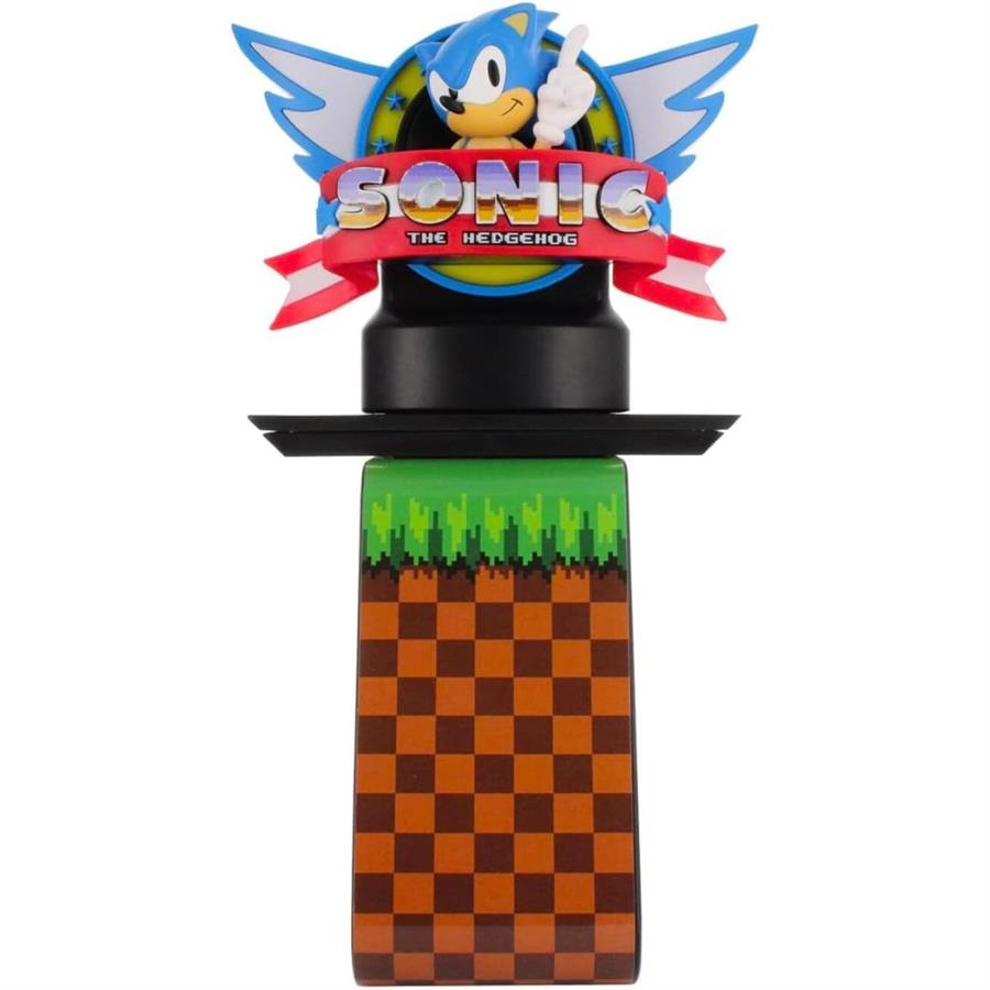 SOPORTE PARA JOYSTICKS/CELULARES CON LUZ LED CABLE GUYS - CLASSIC SONIC