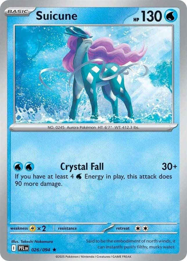 CARTA SUICUNE - PHANTASMAL FLAMES