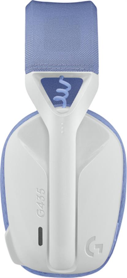 HEADSET LOGITECH G435 LIGHTSPEED - BLANCO CRUDO/LILA