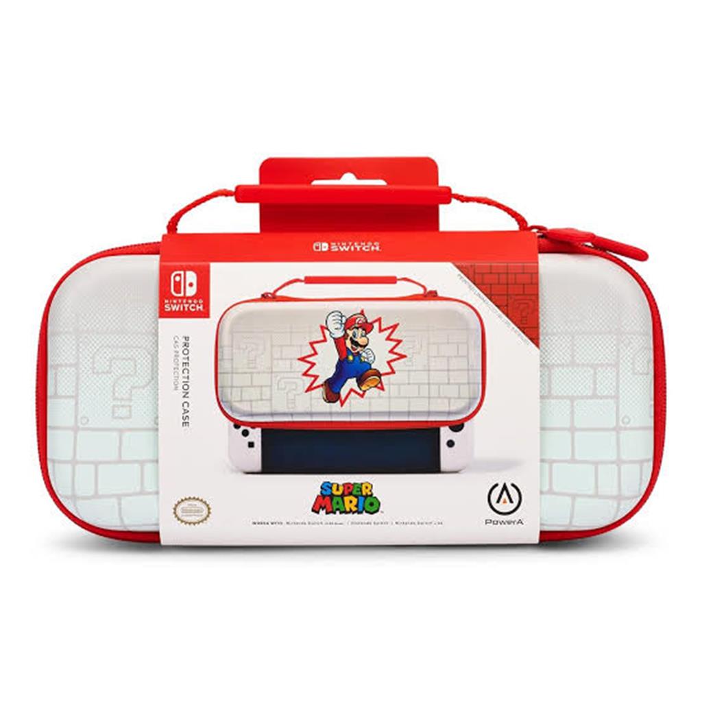 ESTUCHE PARA CONSOLA NINTENDO SWITCH POWERA - BRICK BREAKER MARIO