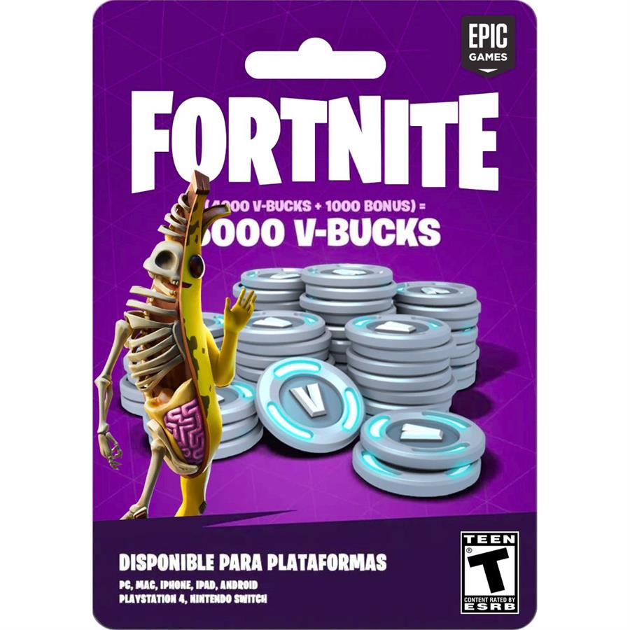4500 V-BUKS - FORTNITE PAVOS