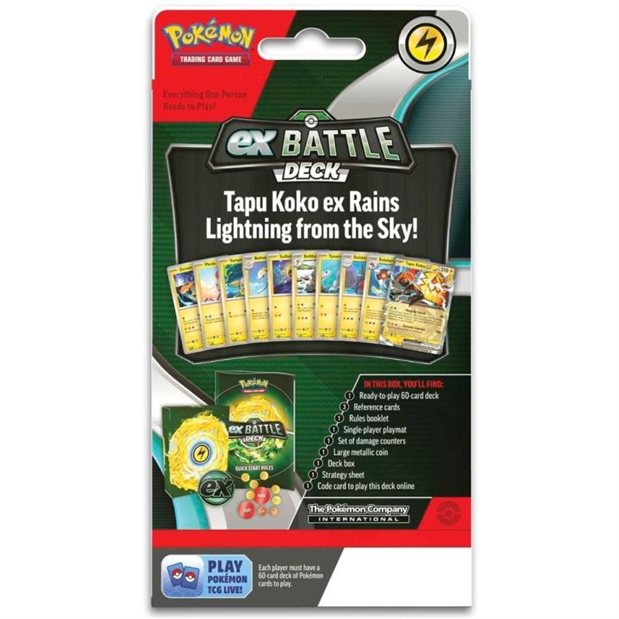 POKEMON TCG EX BATTLE DECK LEVEL 1 - ENG (TAPU KOKO EX)