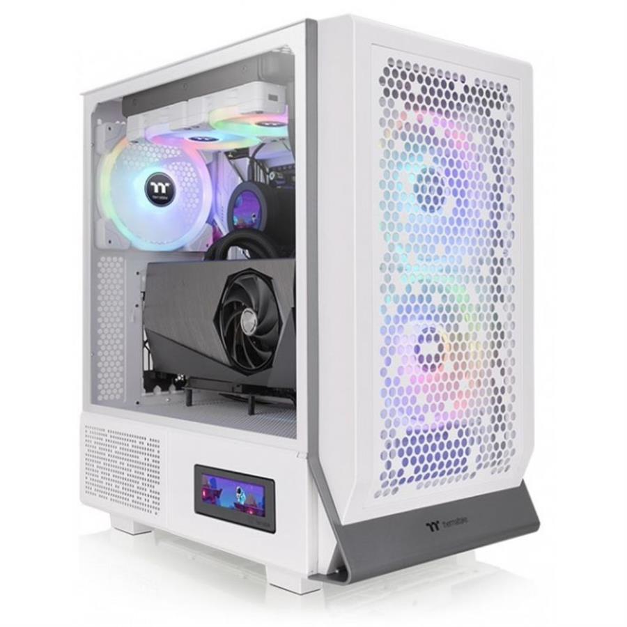 GABINETE THERMALTAKE CERES 300 TG ARGB SNOW WHITE TEMPERED GLASS