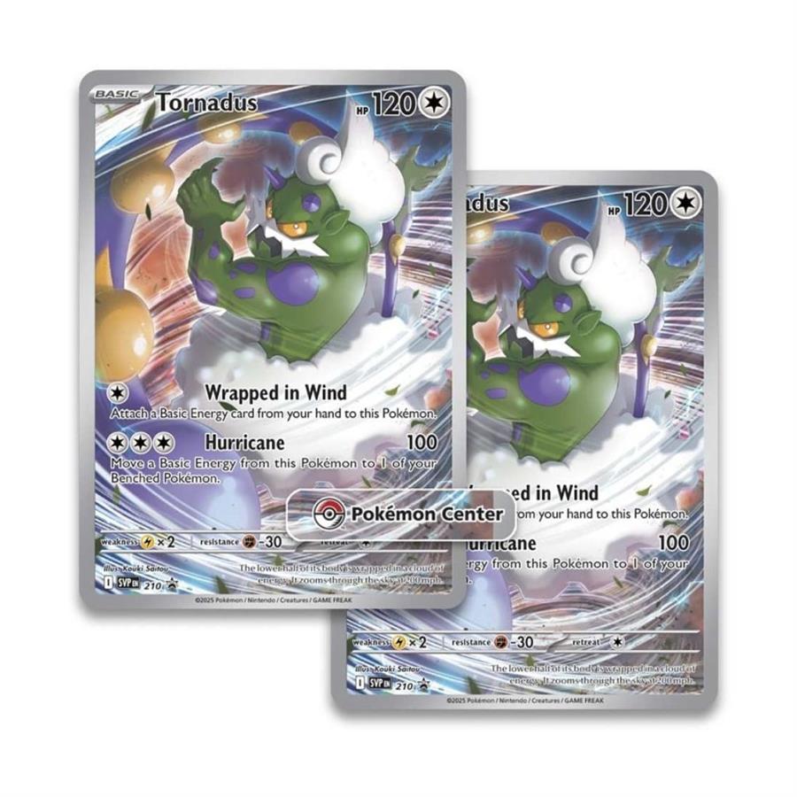 POKEMON  TCG CARTA PROMO TORNADUS FULL ART WHITE FLARE ETB