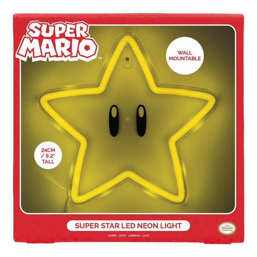 LAMPARA PALADONE SUPER STAR MARIO NEON LIGHT