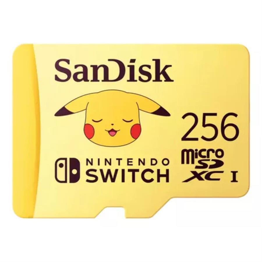 MEMORIA NINTENDO SWITCH PIKACHU MICRO SD CARD - 256GB
